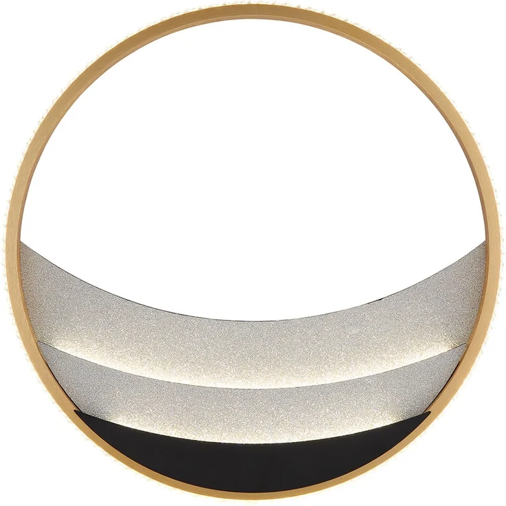 LED Deckenleuchte, Kristall, gold, chrom, CCT, D 41 cm – Bild 6