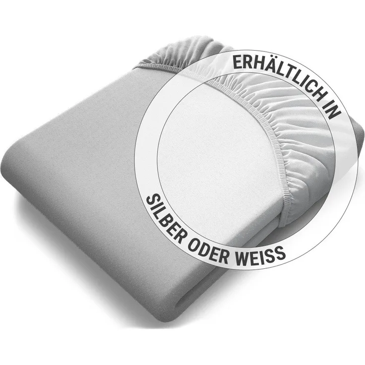 Spannbettlaken BODYGUARD Jersey-Spannbettlaken, Gummizug: rundum, robust, waschbar bei 60 °C