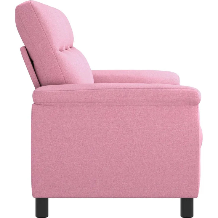 vidaXL Sofa Rosa 214 x 90 x 95 cm Stoff 42040976 – Bild 3