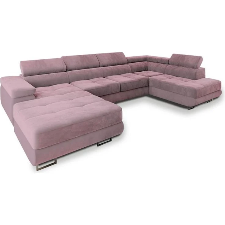 Masseno Ecksofa CASONE mit Schlaffunktion U-Form, Sofa mit Bettkasten – Bild 4