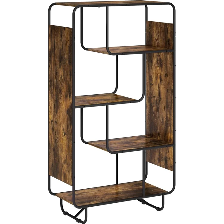vidaXL Highboard Räuchereiche 80 x 37.5 x 144 cm Holzwerkstoff 8007938 – Bild 1