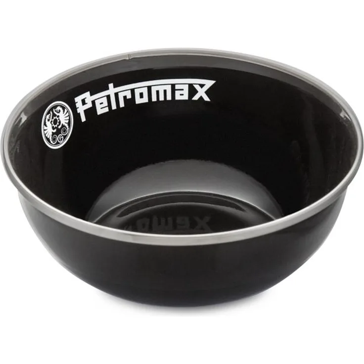 Petromax Emaille Schalen 2er Set schwarz 160 ml - Perfekt für Camping & Outdoor
