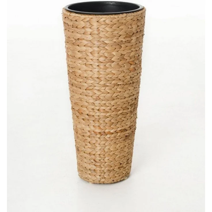 VIVANNO Pflanzkübel Pflanzkübel Blumenkübel Wasserhyazinthe "Classic Round", Natur – Bild 3
