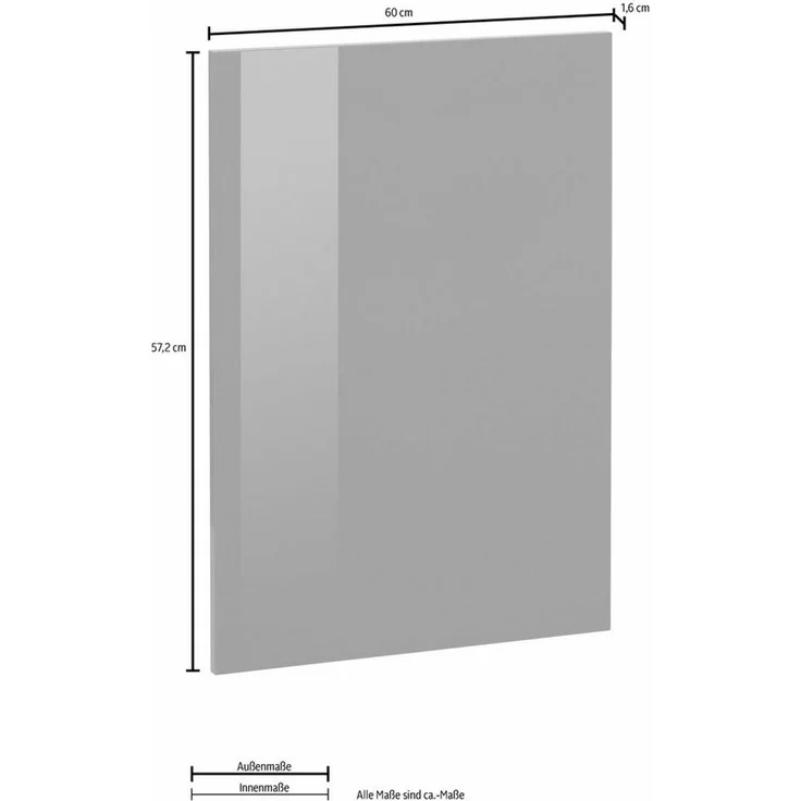 OPTIFIT Frontblende Bern, für teilintegrierbaren Einbaugeschirrspüler, Höhe 57,2 cm – Bild 4