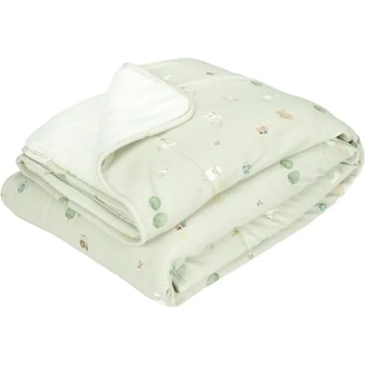 Little Dutch Little Farm Babydecke - Teddy Grün