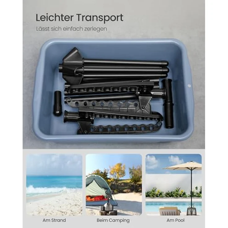SONGMICS Wäscheständer, Standtrockner, 6 drehbare Arme für Kleiderbügel, 4 Beine, klappbar, für Innenbereich, Edelstahl, für Kleidung und Socken, 191 cm hoch, schwarz LLR514B01 – Bild 6