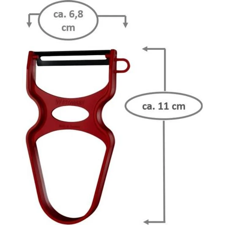 Gemüseschäler Spargelschäler, Kartoffelschäler, Universalschäler für Gemüse & Obst - 2 Stück – Bild 2