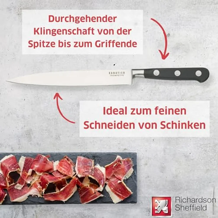 Richardson Sheffield SABATIER TROMPETTE Tranchiermesser – Bild 5