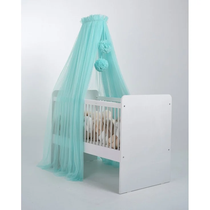 Baby Fancyroom Betthimmel Betthimmel aus 12 Meter Tüll aus 1. Klasse für Kinderbett Gitterbett, Himmel für Babybett Kinderbett – Bild 3