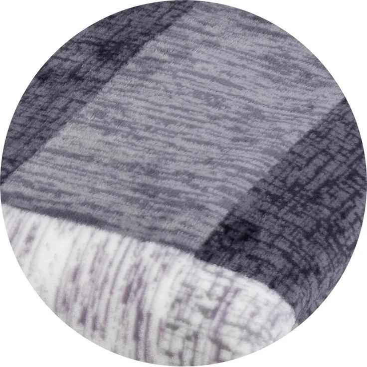 Kuscheldecke Wohndecke Flanell ( Cross Check ) - hochwertige Flauschige Decke, 150x200 cm - Cashmere Touch Tagesdecke – Bild 7