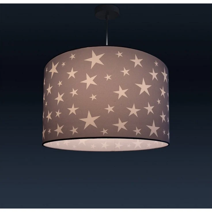 Paco Home Pendelleuchte Capri 315, ohne Leuchtmittel, Kinderlampe Deckenlampe LED Kinderzimmer Sternenhimmel Motiv E27 – Bild 2
