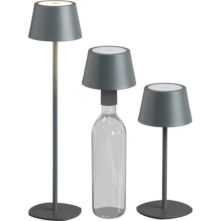 Northpoint LED Tischleuchte LED Akku Tischlampe Flaschenleuchte 3in1 45cm warmweiß – Bild 5