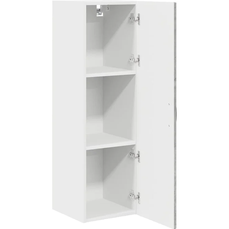 vidaXL Wandschrank PORTO Betongrau 30 x 31 x 100 cm Holzwerkstoff 885458 – Bild 5