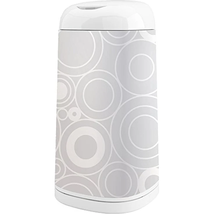 Dekorativer Bezug "Grey Circles" für Windeleimer Angelcare Dress Up – Bild 2