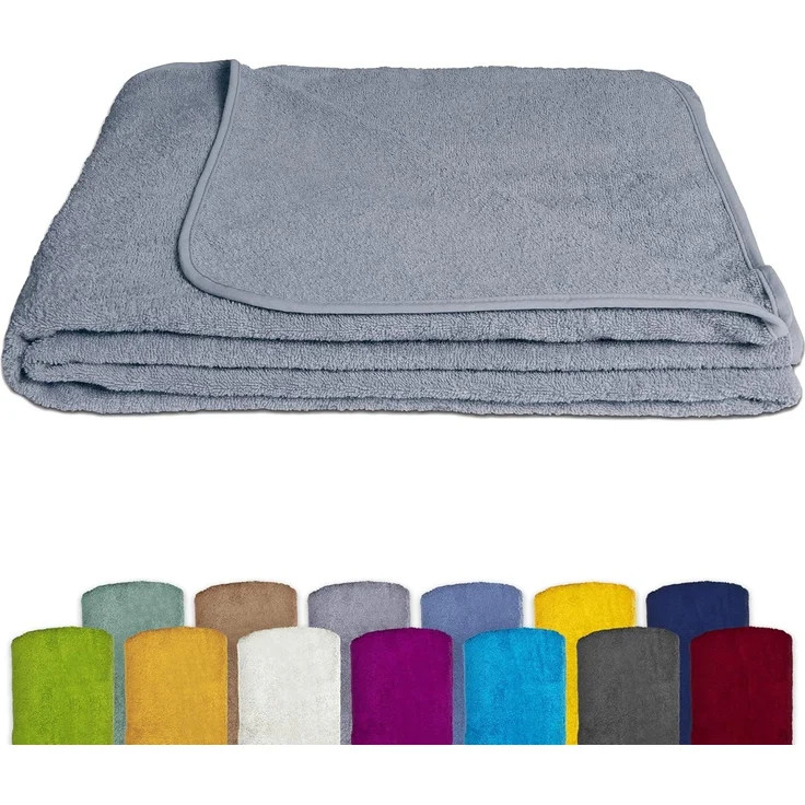 Wohndecke Frotteedecke, KiGATEX, 100% Baumwolle, 150 x 200 cm