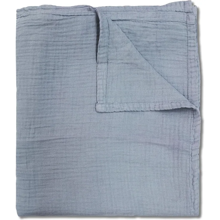 Sleezzz® Musselin Decke blau 150 x 200 cm