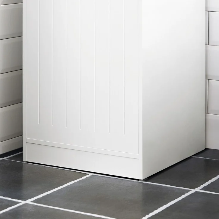 SoBuy BZR110-W Wäscheschrank, MDF, Lackiert, Weiß, 40 x 90 x 35 cm – Bild 5