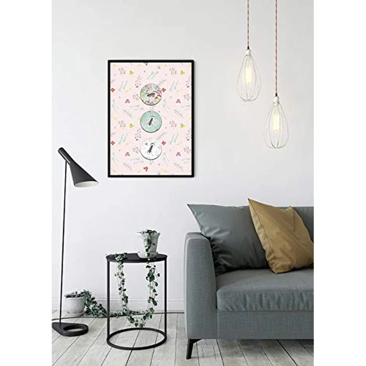 Komar Disney Wandbild Minnie Mouse Buttons, Kunstdruck für Kinderzimmer, Größe 40x50cm, ohne Rahmen, Made in Germany – Bild 5