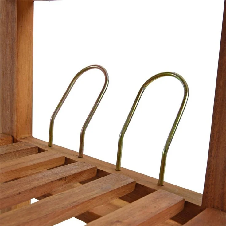 Schuhregal Holz Schuhschrank Schuh Regal 5 Etagen Schuhständer Schuhablage Bank – Bild 8