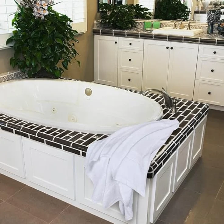 Utopia Towels 2er-Pack Badetücher Set, Premium 100% ringgesponnene Baumwolle, 69 x 137 cm, sehr saugfähig, weich, weiß – Bild 5