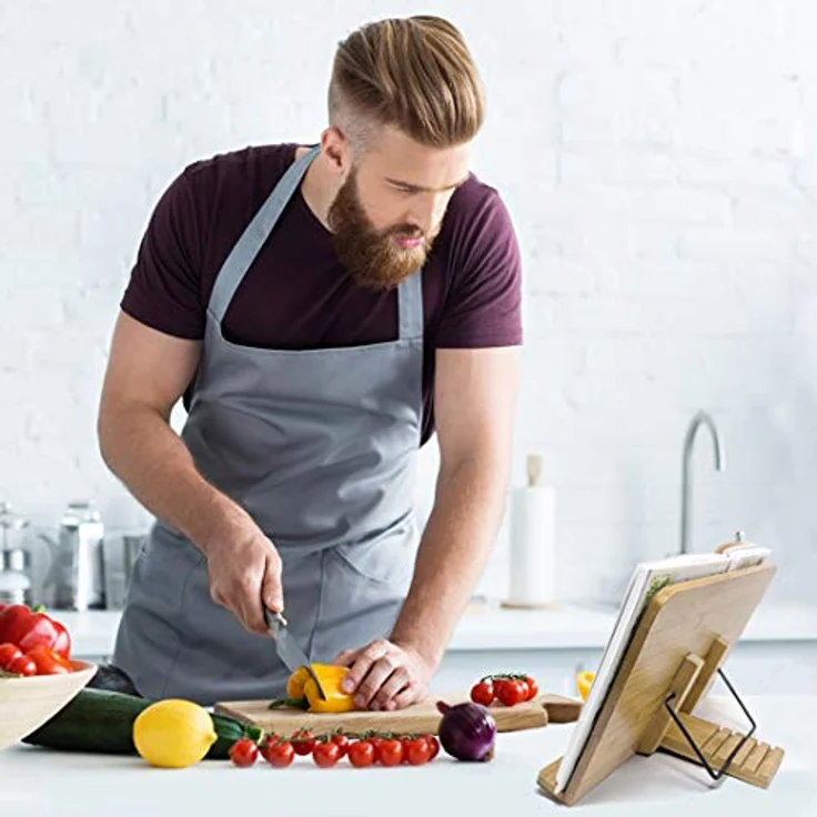 JOEJI’S KITCHEN BUCHSTÄNDER Holz Braun (H 33 x T 3.9 x B 23.9 cm) – Bild 9
