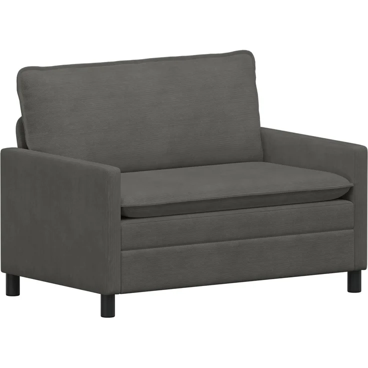 vidaXL Sofa Set 2 pcs Dunkelgrau Stoff 3417042 – Bild 4