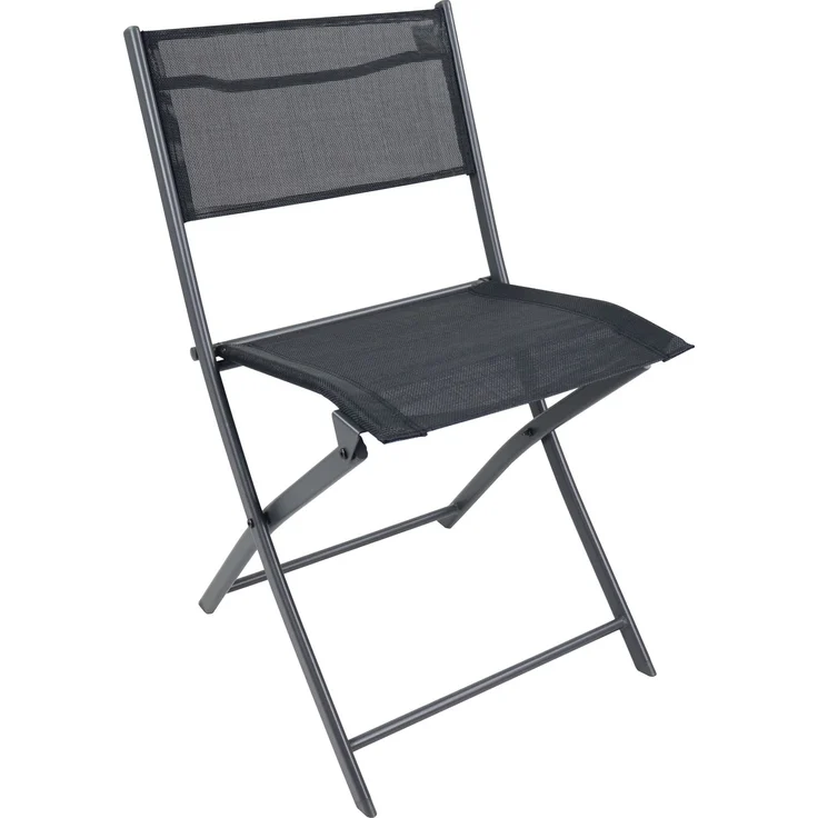 VCM Gartenstuhl Sumila 920263 Schwarz H. 79 x B. 45 x T. 46 cm – Bild 2
