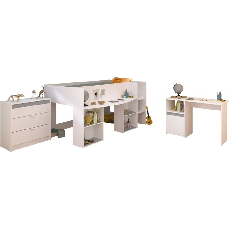 Parisot Kinderzimmer und Jugendzimmer Pirouette in weiß Set 3-tlg. – Bild 6