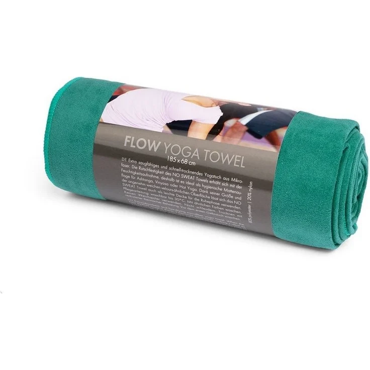bodhi Sporthandtuch Yogamattenauflage FLOW Towel L petrol – Bild 3