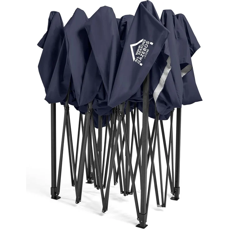 All Seasons Gazebos 3x2 m vollständig wasserdichtes Faltpavillon - Marineblau – Bild 6