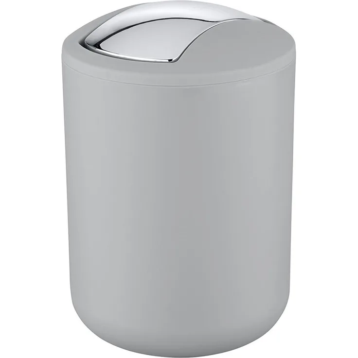 WENKO 'Brasil' Abfallbehälter, Kunststoff, 2 Liter, Grau