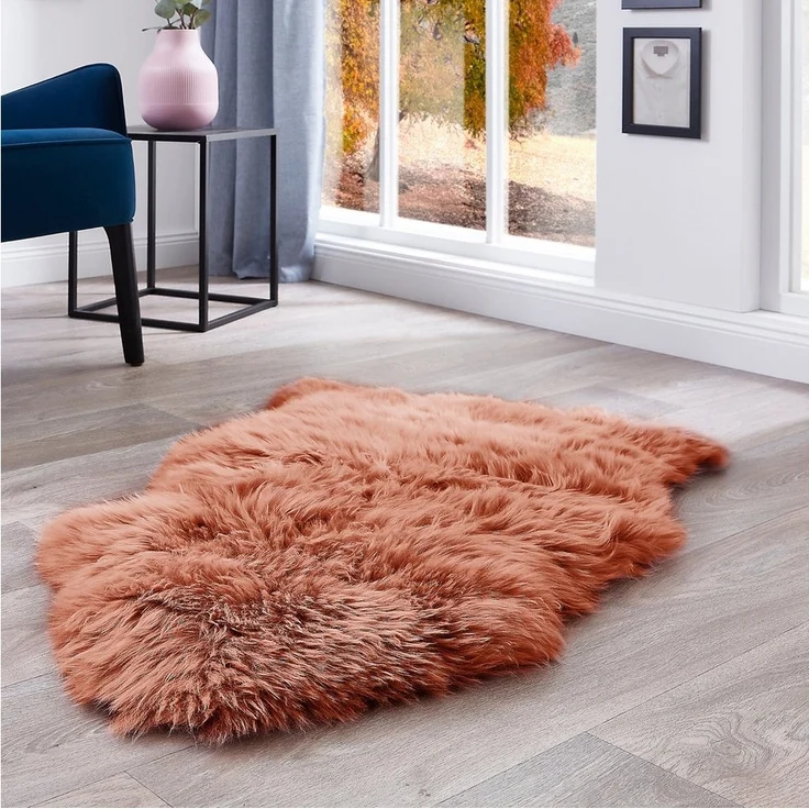 LUXOR living Fellteppich Schaffell Namika, fellförmig, Höhe: 50 mm, echtes Lammfell, weich & flauschig, große Farbauswahl, in 2 Größen – Bild 5