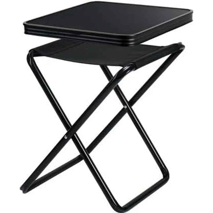 Camp4 Campinghocker, Tischhocker Pasadena, schwarz, belastbar 30kg/100kg