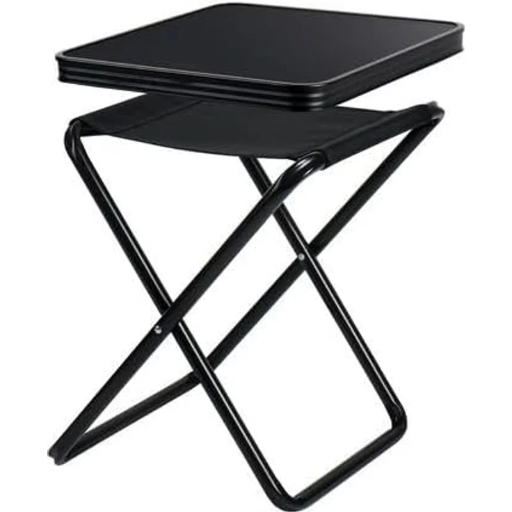 Camp4 Campinghocker, Tischhocker Pasadena, schwarz, belastbar 30kg/100kg