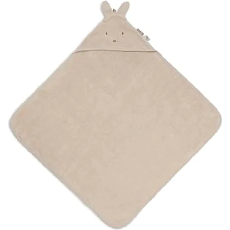 Jollein Kapuzenhandtuch Baby – Miffy/Warm Sand – 75x75 cm – 100% Baumwolle – Frottee – OEKO-TEX Zertifiziert – Baby Handtuch Kapuze – Kapuzenhandtuch Kinder für Mädchen und Jungen – Bild 2