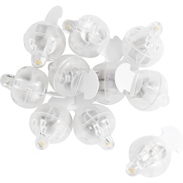 HobbyFun LED-Leuchtmittel Mini-LED Leuchtkugeln, 10 Stück