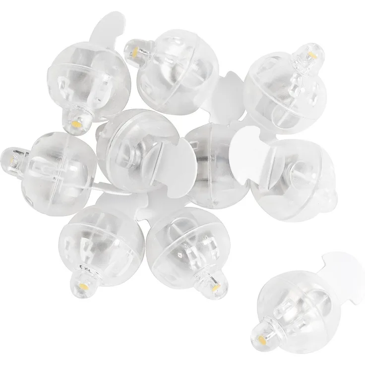 HobbyFun LED-Leuchtmittel Mini-LED Leuchtkugeln, 10 Stück