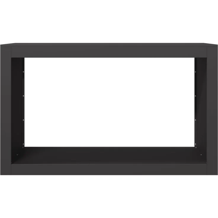 vidaXL Brennholzregal Schwarz 100x40x60 cm Stahl 850982 – Bild 3