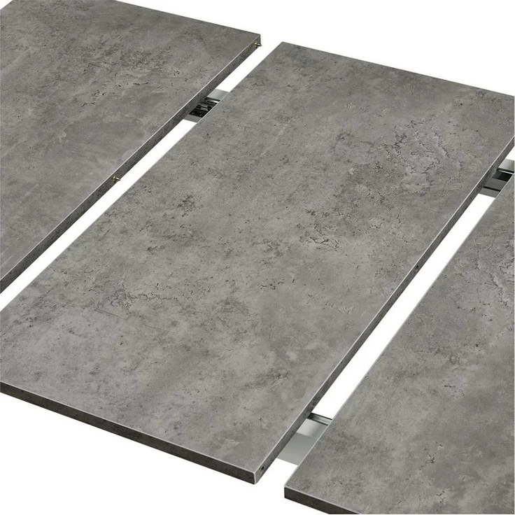 B&D home Esstisch LIO, Metallgestell schwarz oder weiß, ausziehbar, 4-6 Personen – Bild 3