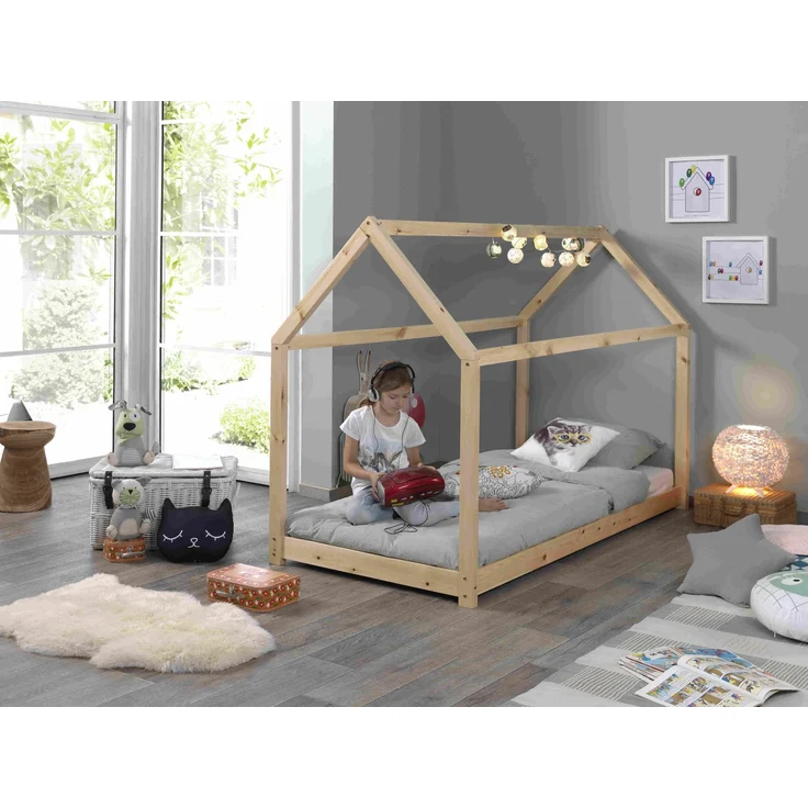 Vipack Hausbett, Holz natur, 90x200 cm – Bild 2