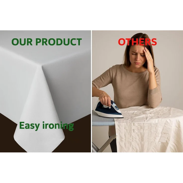 Tischläufer aus Minimate Gewebe. Modern, glatt, breiter Saum, bügelfrei, strapazierfähig, waschbar bis 60°C, trocknergeeignet. Küche und Wohnzimmer. Größe und Farbe wählbar. (Rot, 40x180) – Bild 6