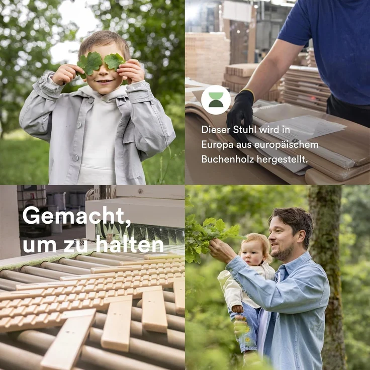 Stokke 'Tripp Trapp' Hochstuhl, storm grey, höhenverstellbar, Buche massiv, bis 110 kg – Bild 6