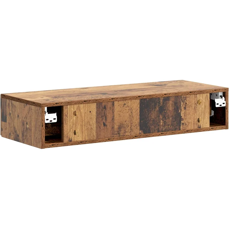 vidaXL Wandmontierter Beistelltisch Altholz 87,5 x 34,5 x 17 cm 898673 – Bild 7