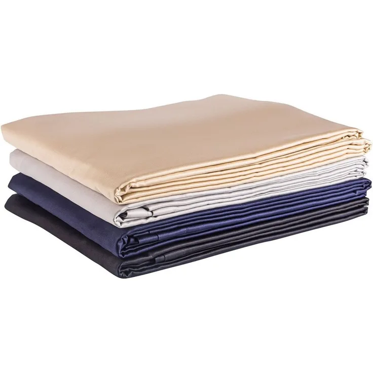 Clinotest Bettlaken Satin, glattes Laken ohne Gummizug in 240x290 cm, Baumwolle, Gummizug: Ohne Gummizug