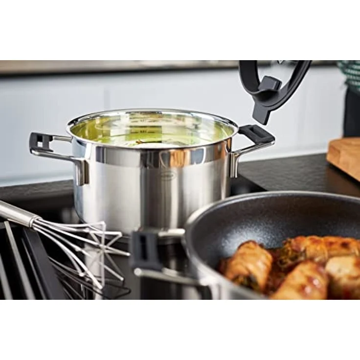 RÖSLE Topfset 6 tlg. Silence Pro Edelstahl Topfset Kochtopf Set Induktion – Bild 5