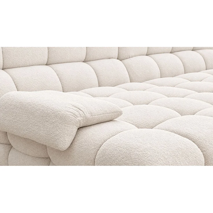 KAWOLA Big Sofa AMIA Stoff beige 86 x 178 x 290 cm – Bild 8