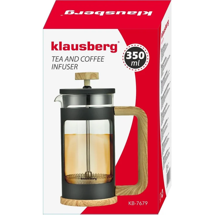 Klausberg Klausberg Kaffee-/Teebereiter 0,35l French Press KB7679 – Bild 5