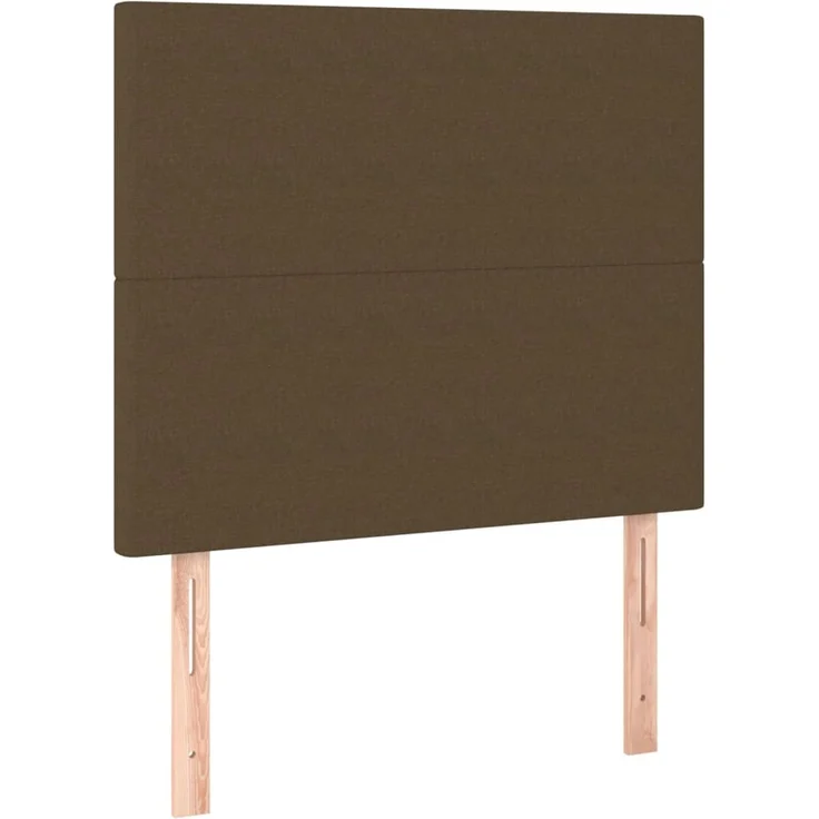 vidaXL Kopfteile 2 Stk. Dunkelbraun 80x5x78/88 cm Stoff 3116029 – Bild 2
