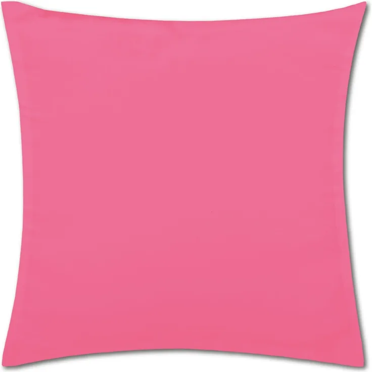 Kissenhülle Dekokissen Kissenbezug Microfaser - viele Größen und Farben Pink 80 x 80 cm