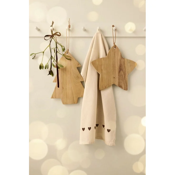 Ib Laursen - Schneidebrett Servierbrett Vesperbrett Holz Stern 30cm 17103-00 – Bild 2